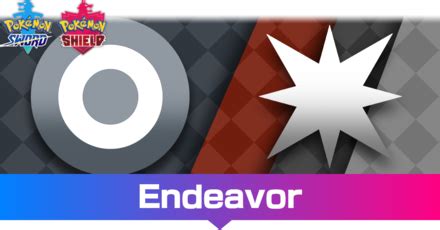 what pokemon can learn endeavor.